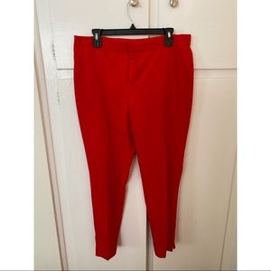 Red Calvin Klein pants